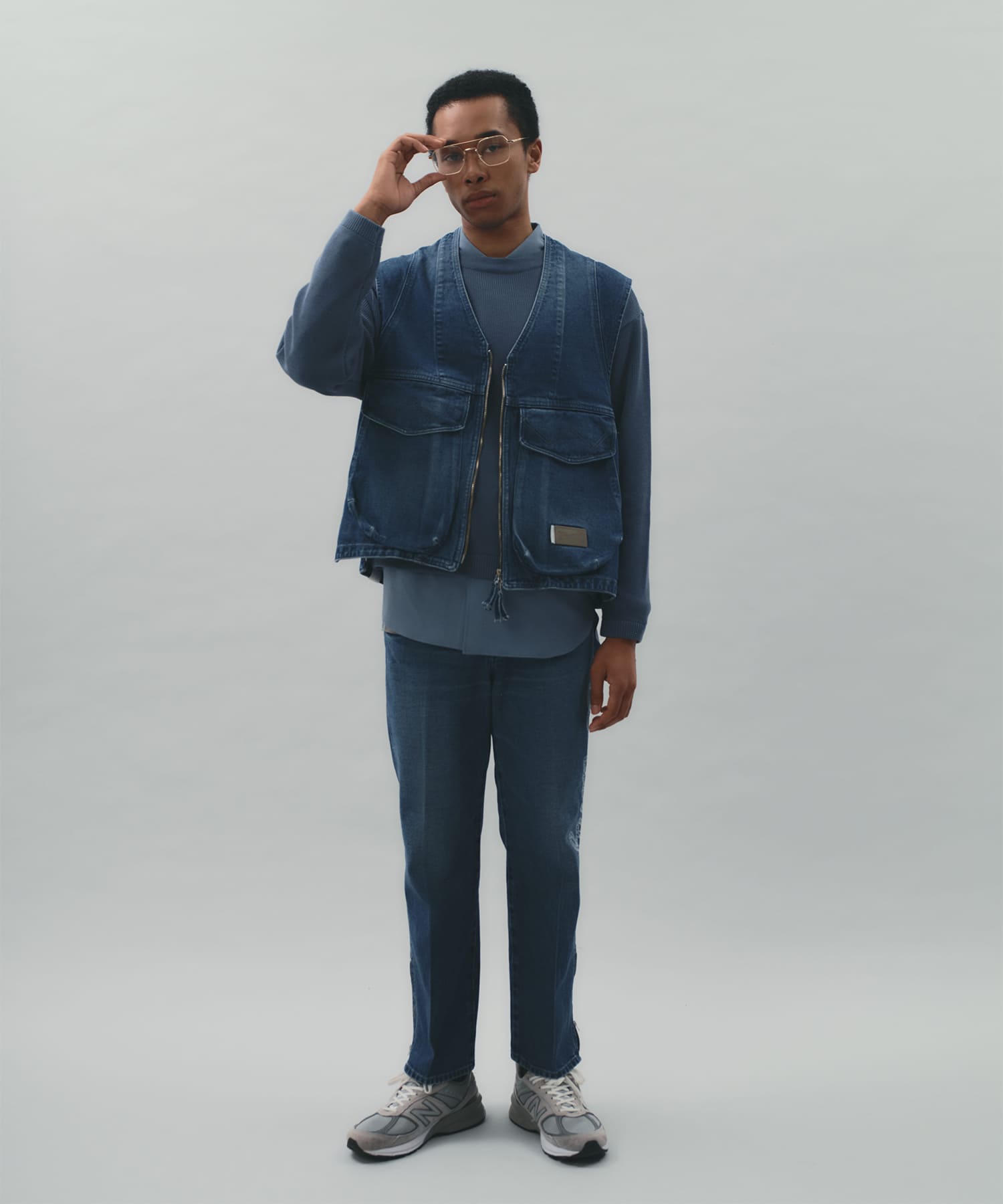 ×Wrangler ROPELOGO JEAN VEST