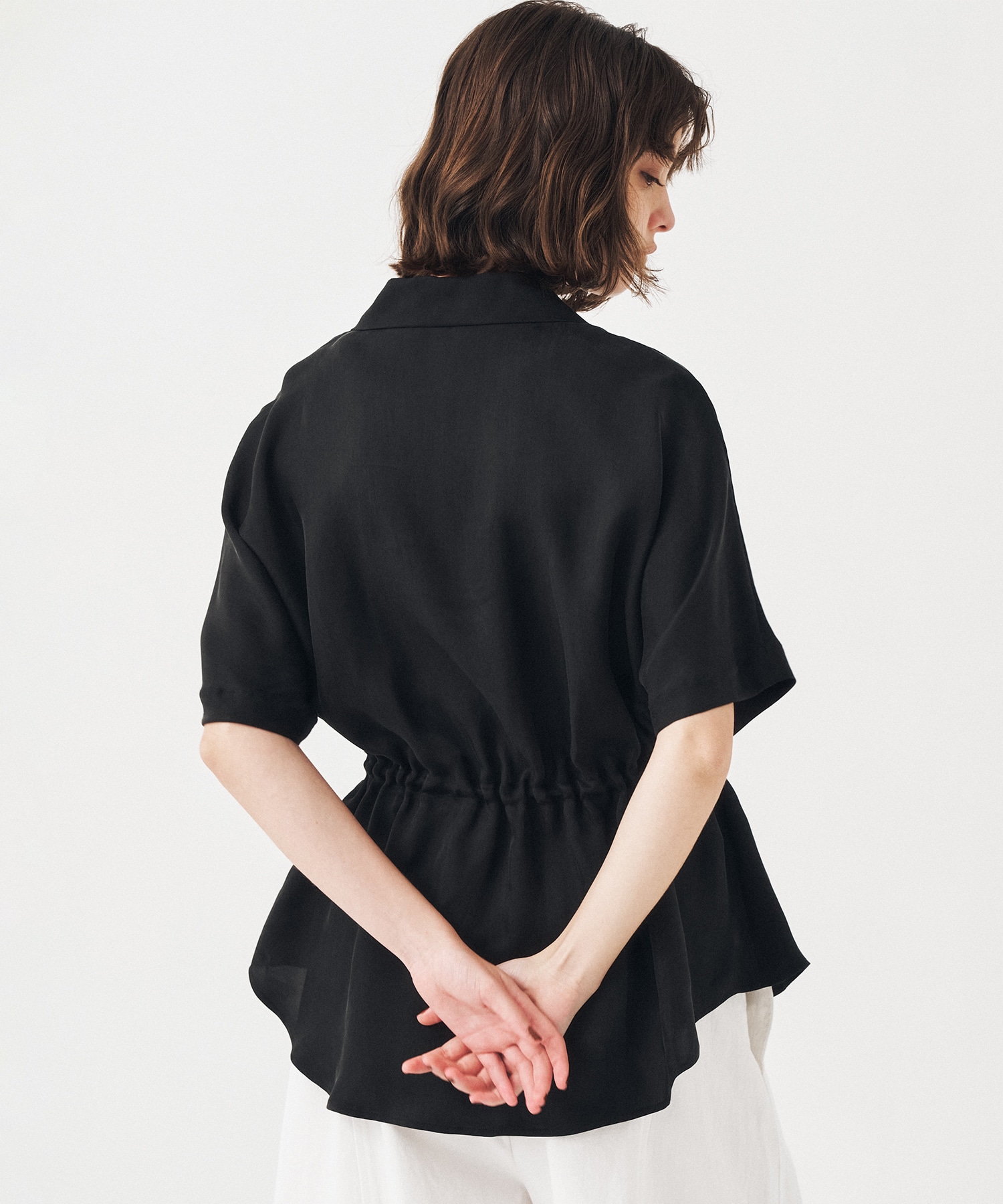 【WEBのみ再入荷｜残り2点】ピーチキュプラドロストシャツ