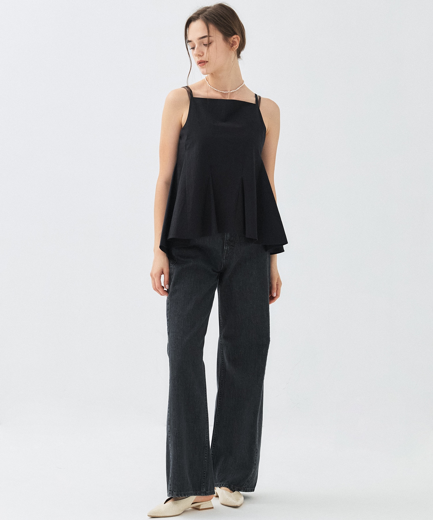 【RENEWAL】PUBLICDENIM BLACKRELAX