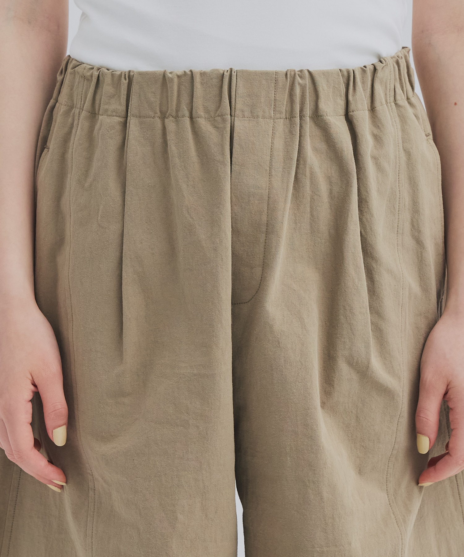 【好評につき再入荷|残り僅か】ドライリネンカーブパンツ