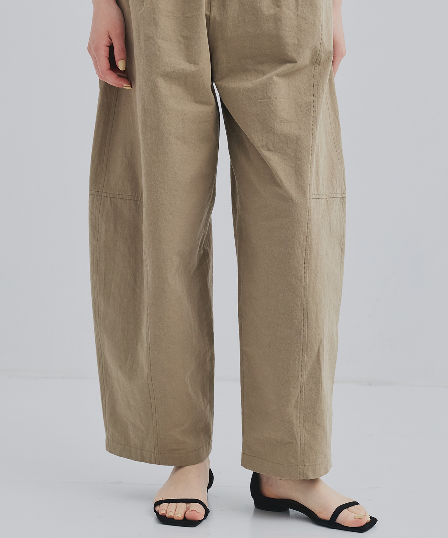 【好評につき再入荷|残り僅か】ドライリネンカーブパンツ