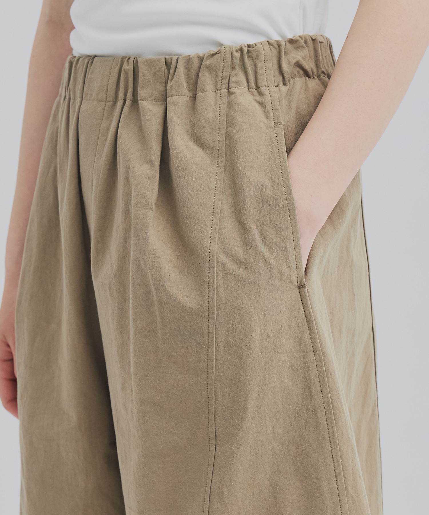 【好評につき再入荷|残り僅か】ドライリネンカーブパンツ