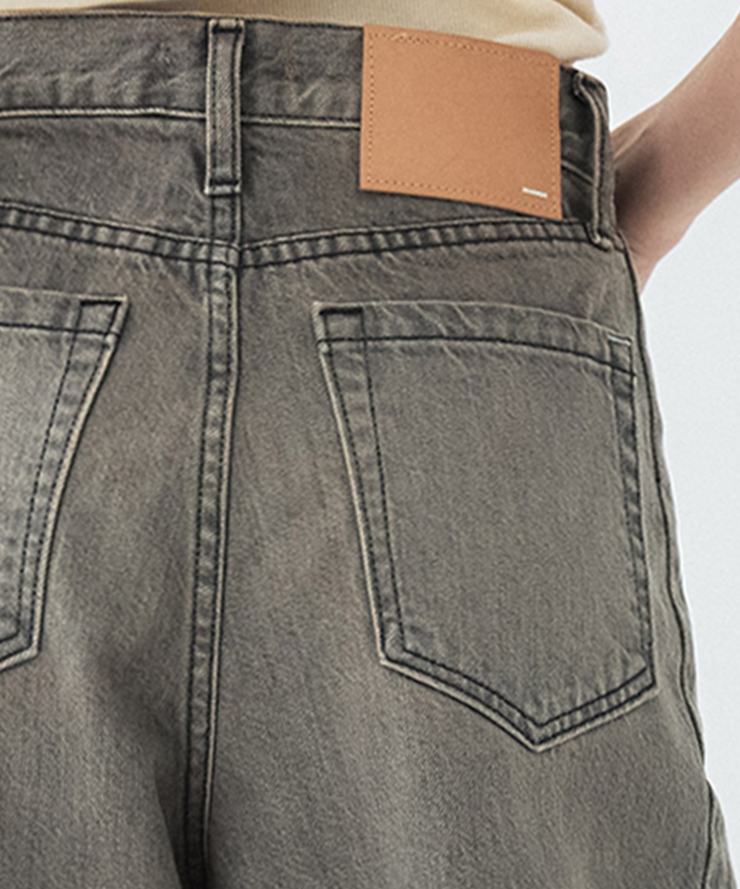 【WEB限定再入荷】PUBLIC DENIM GRY CURVE