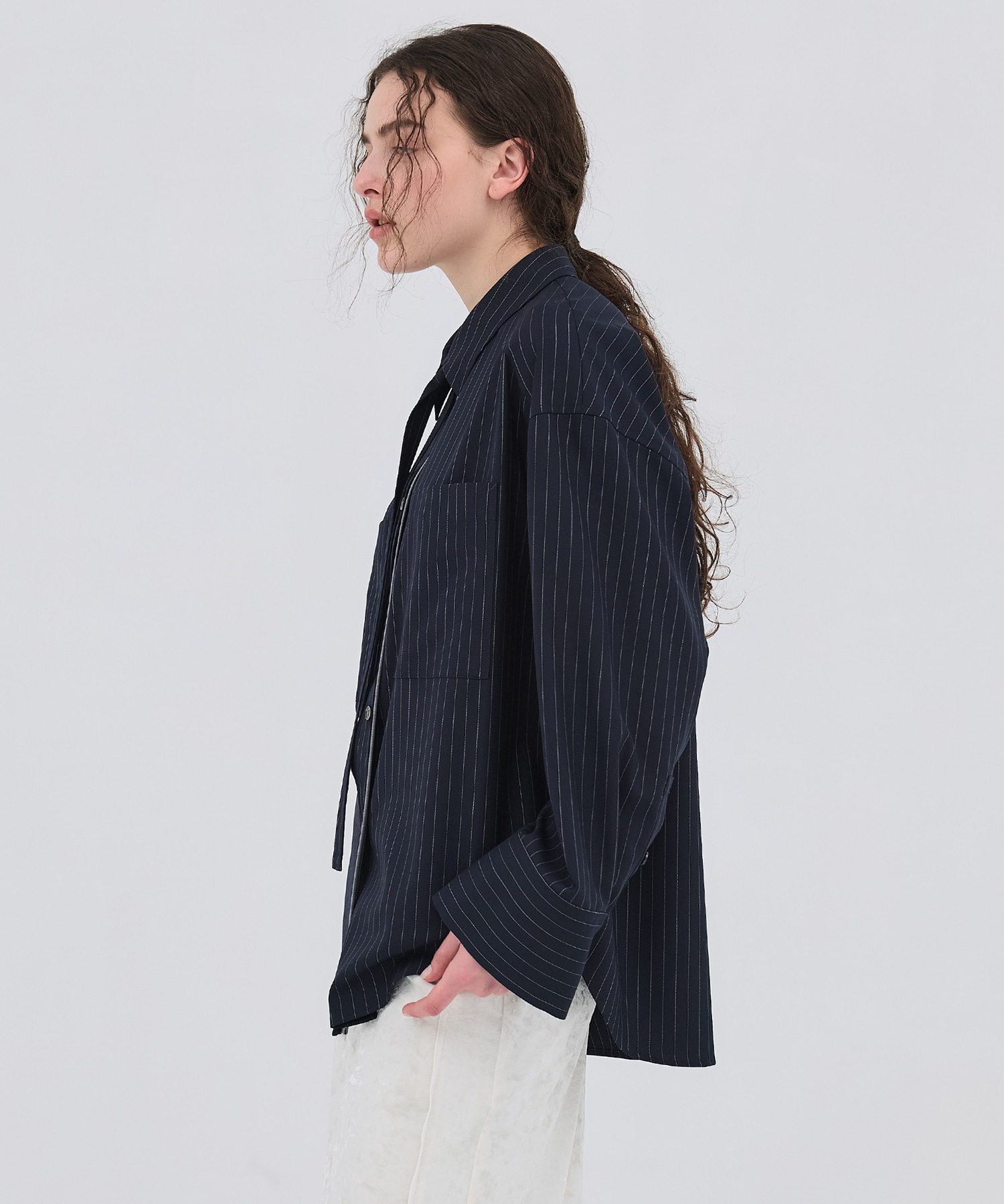 【再入荷|残り2点】ワイドカフスボウタイシャツ