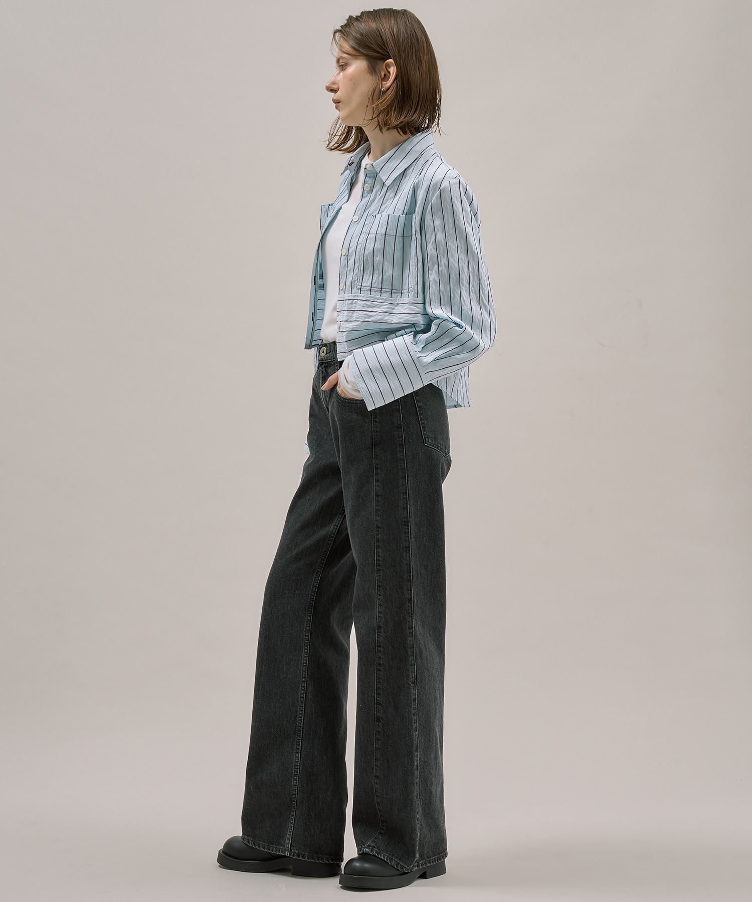 【完売間近】PUBLICDENIM BLACKRELAX