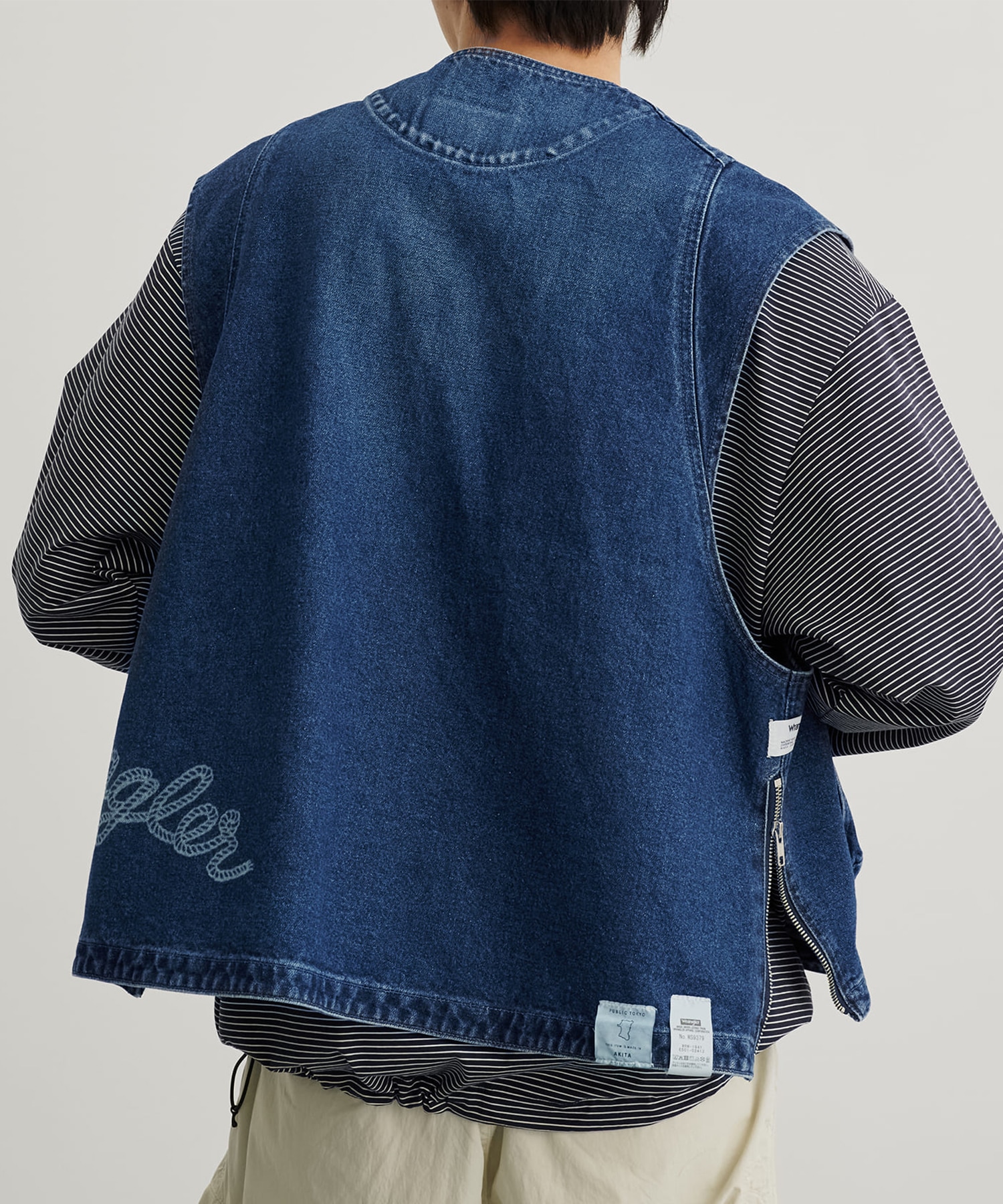 ×Wrangler ROPELOGO JEAN VEST