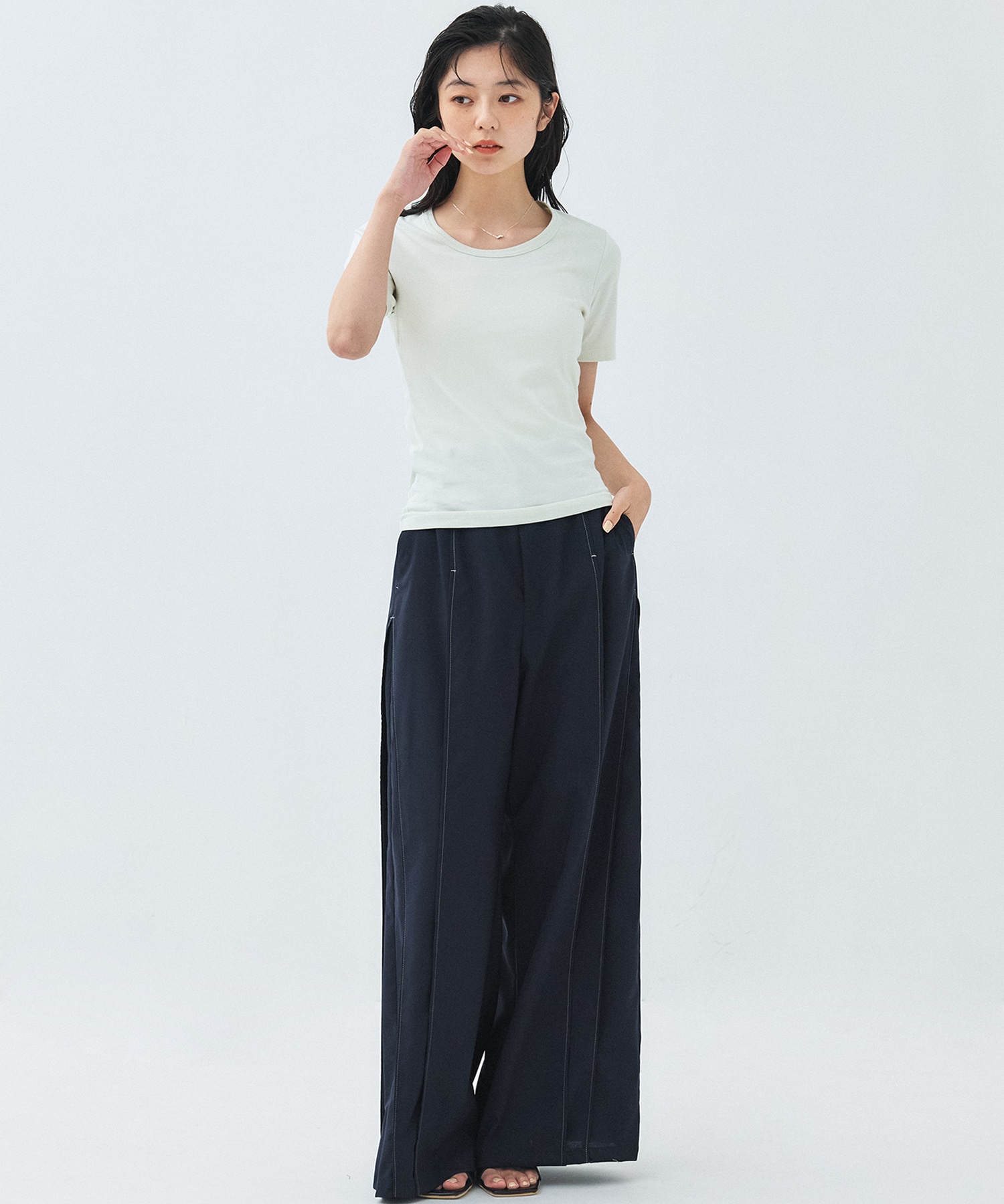 【残り僅か】極 スクープネックTEE