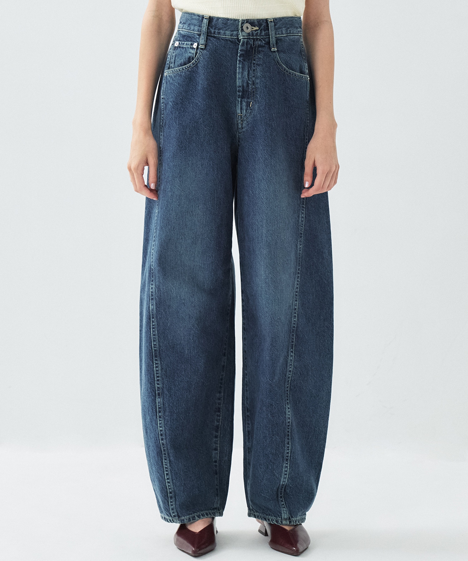 【WEB限定再入荷】PUBLIC DENIM BLU CURVE