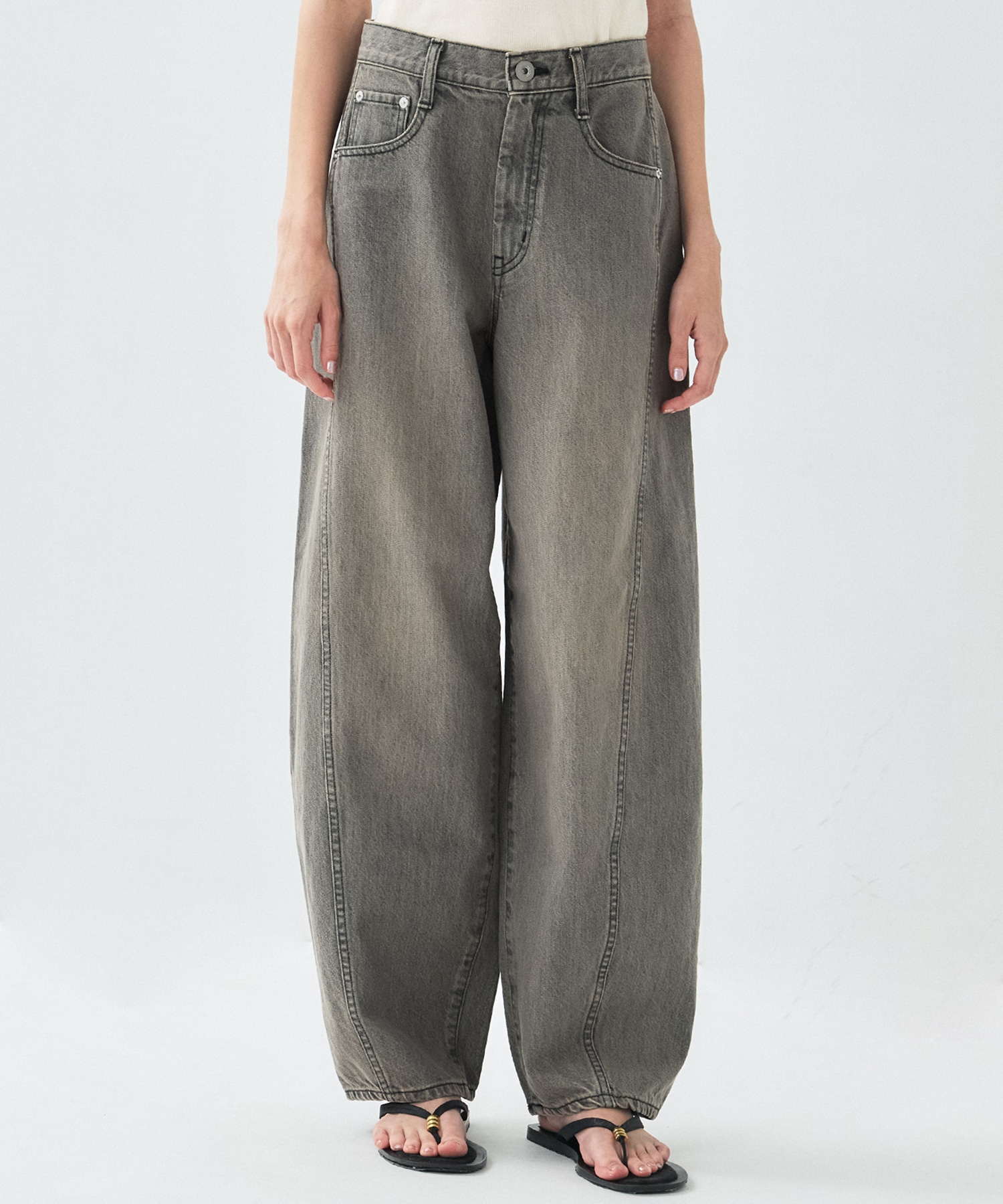 【WEB限定再入荷】PUBLIC DENIM GRY CURVE