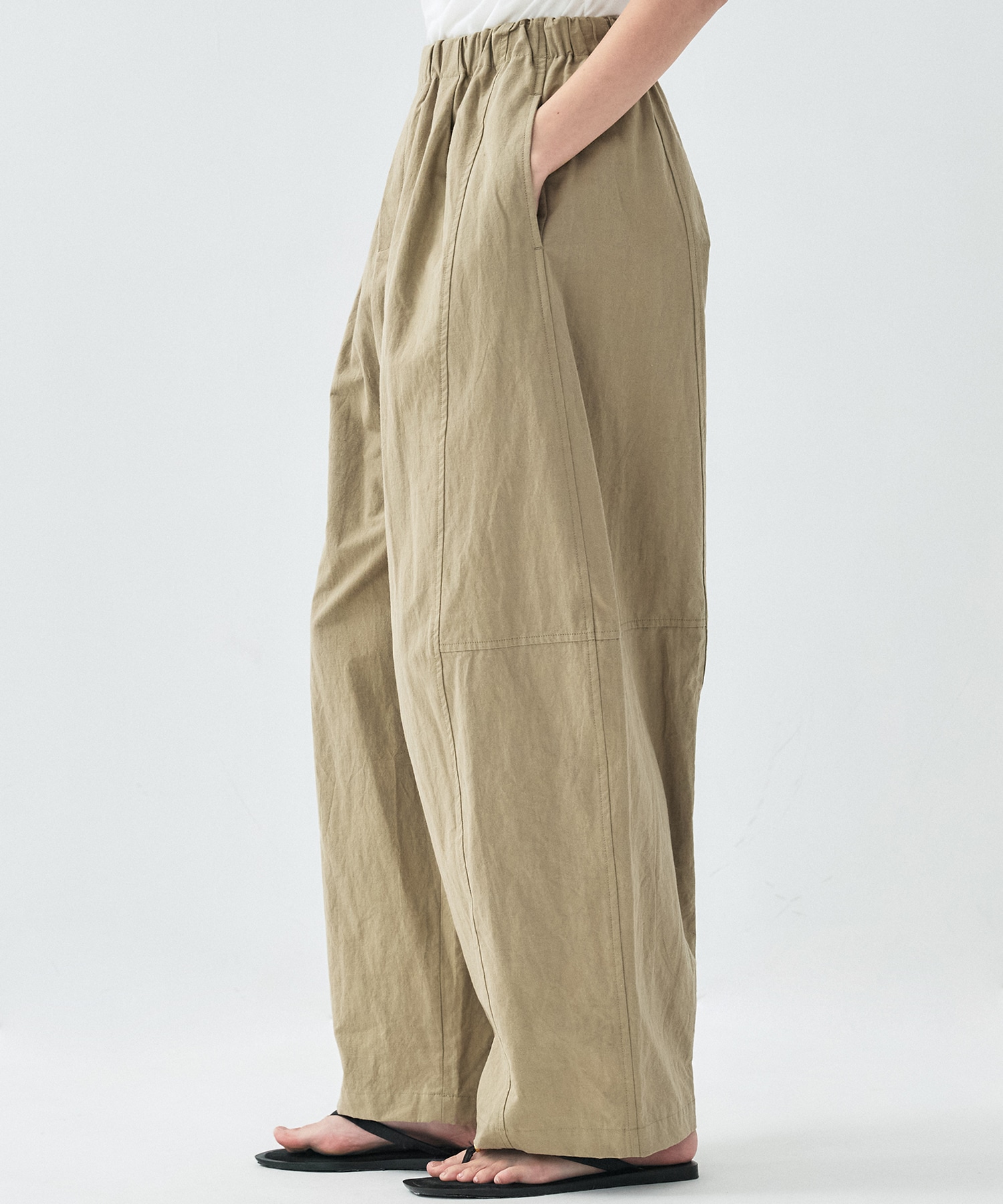 【好評につき再入荷|残り僅か】ドライリネンカーブパンツ