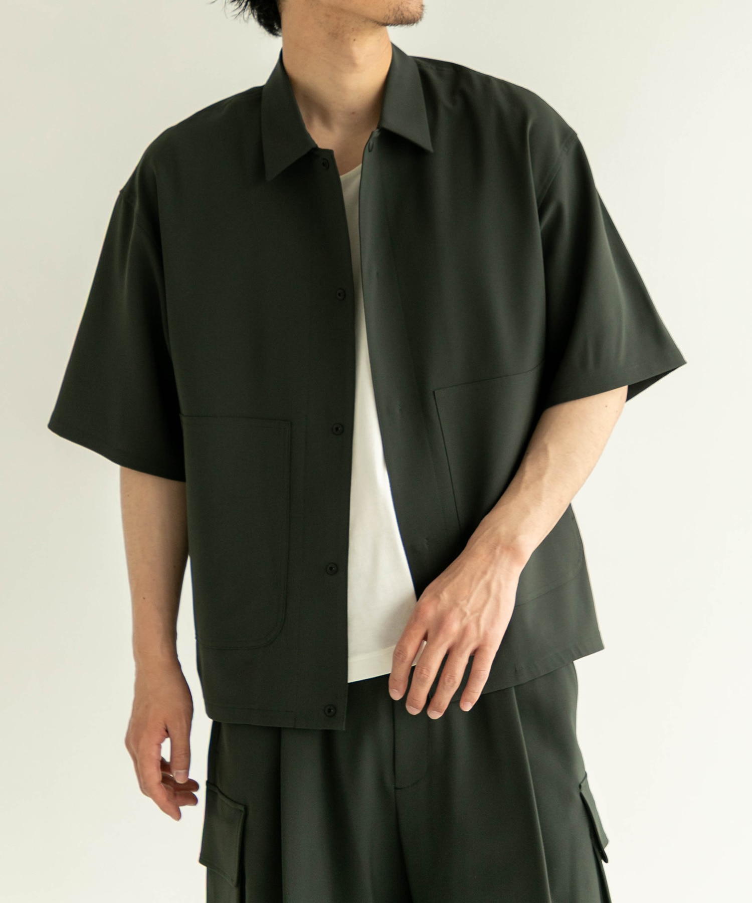【残りわずか】TRIXION ウーリーシャツブルゾンS/S