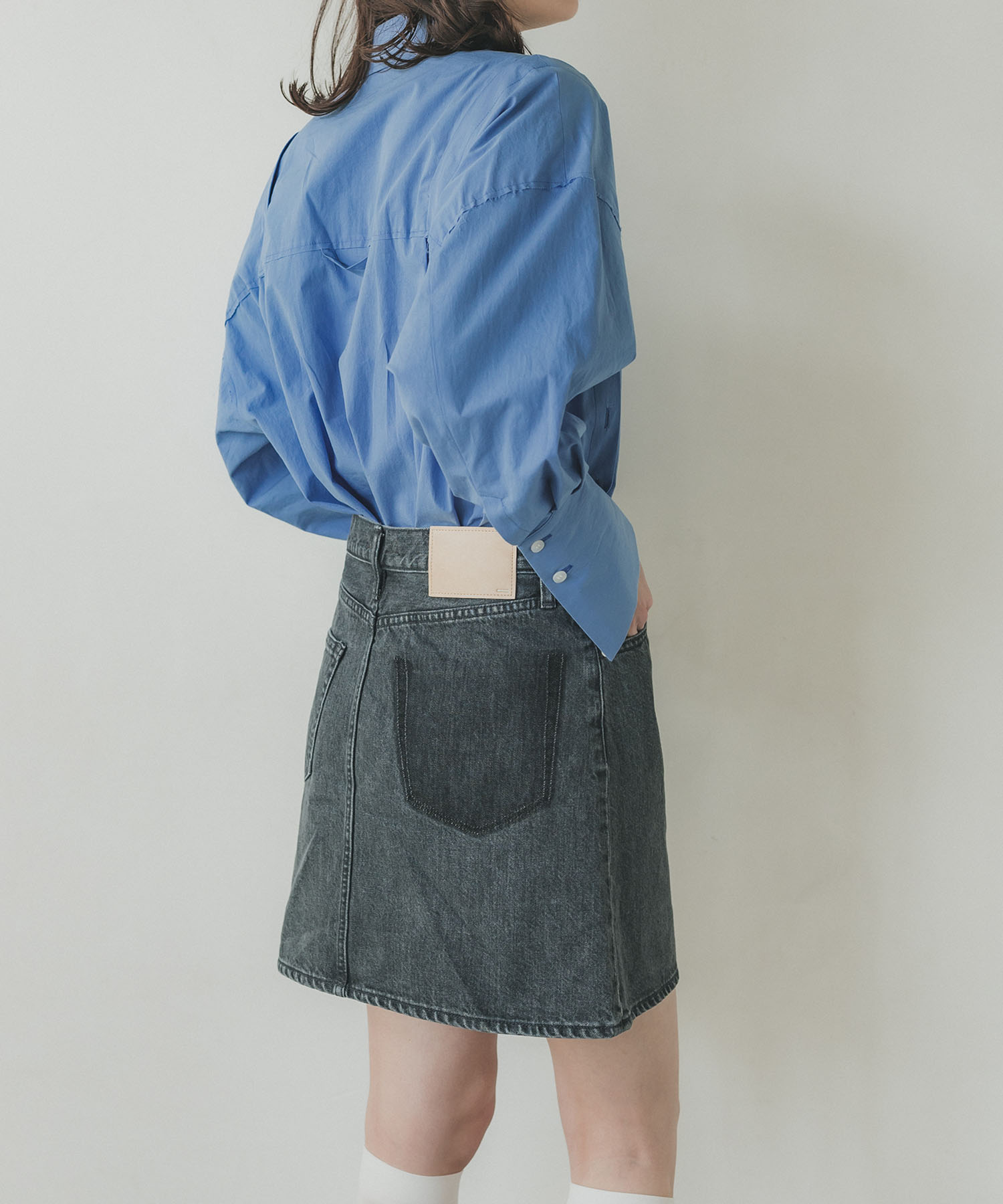 【残り僅か】BLACKDENIM MINISKIRT