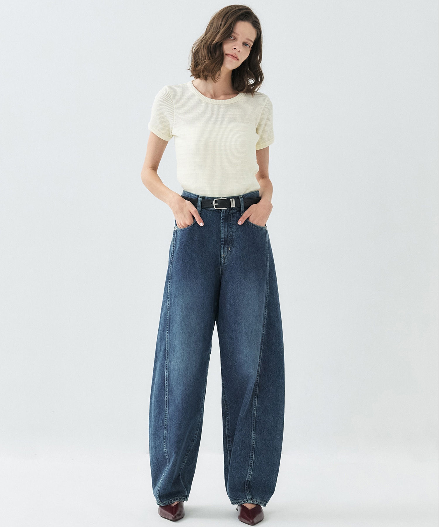 【WEB限定再入荷】PUBLIC DENIM BLU CURVE
