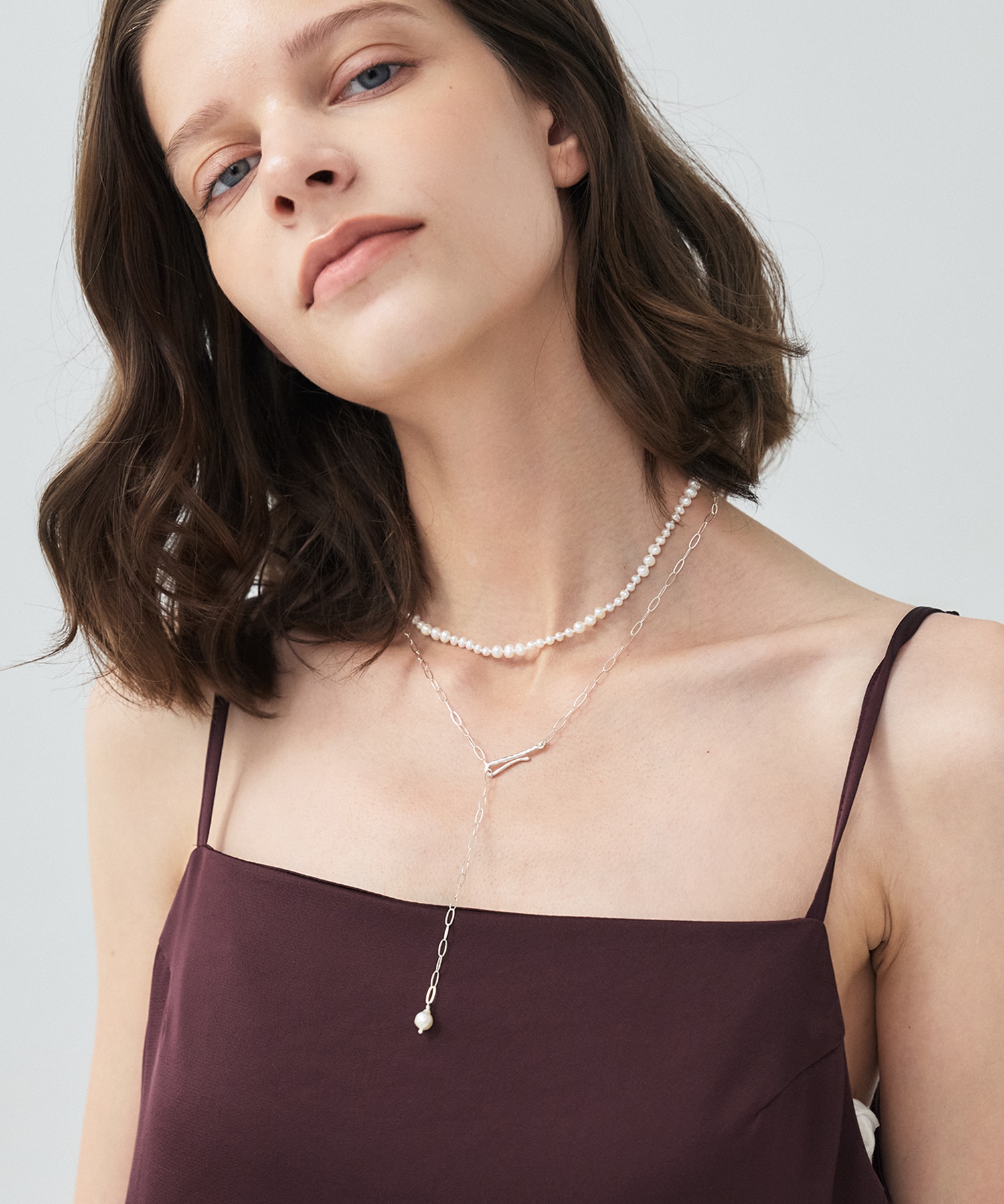 ×in mood Pearl Choker