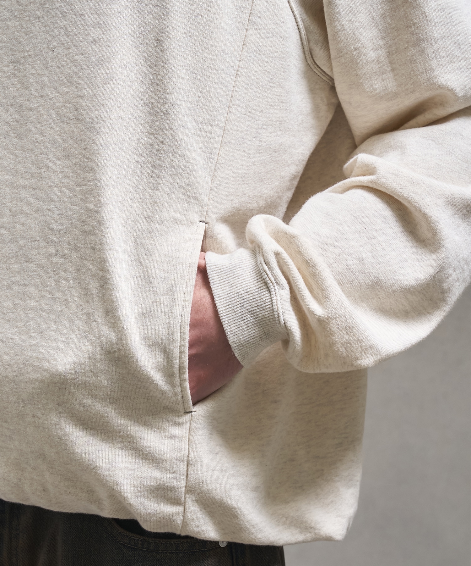 PUBLIC SWEATノンリブソフトスウェット