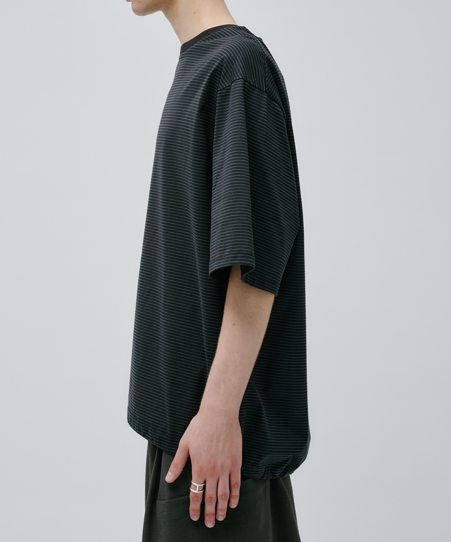ビューティーコットンコードボーダーTEE