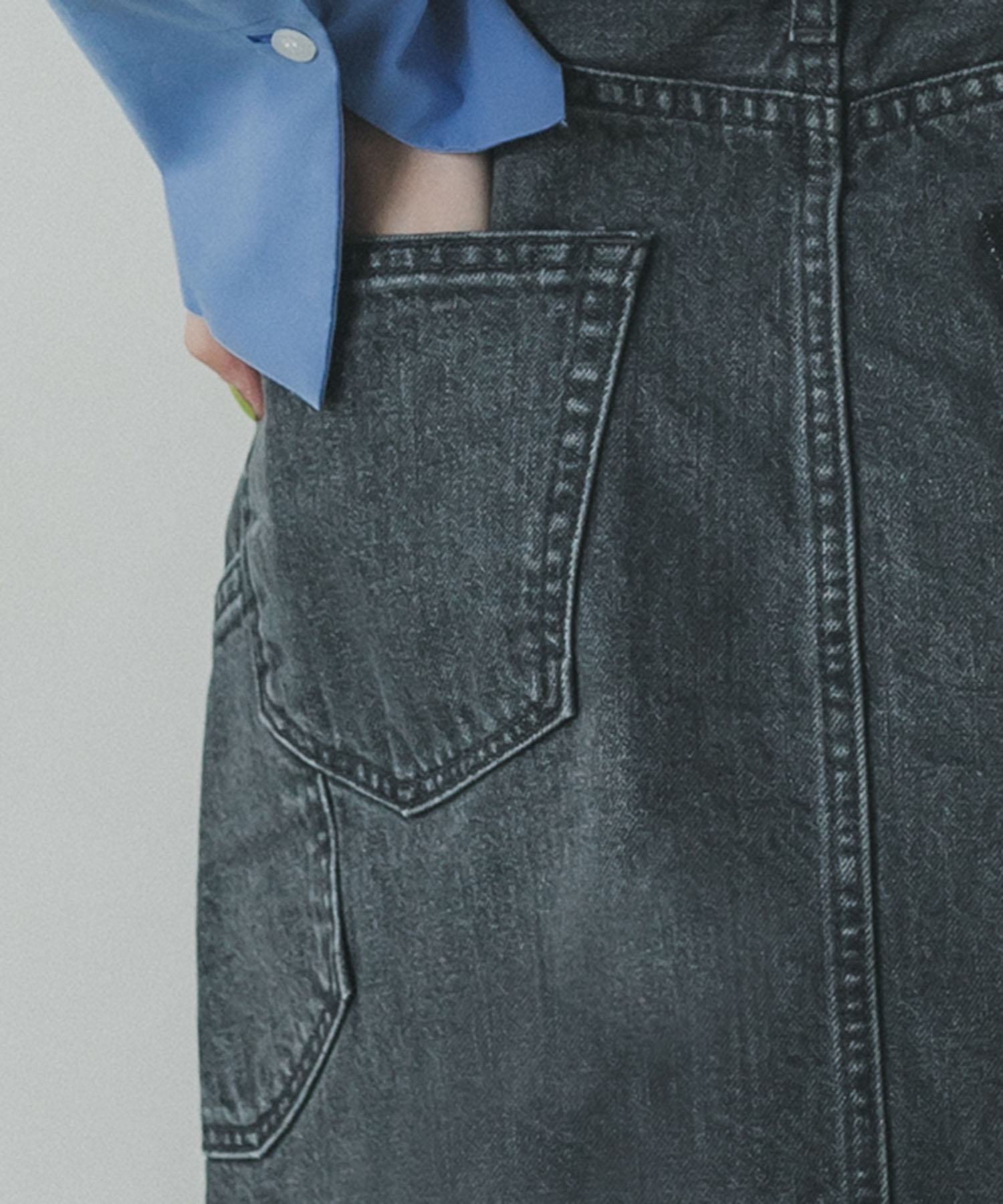 【残り僅か】BLACKDENIM MINISKIRT