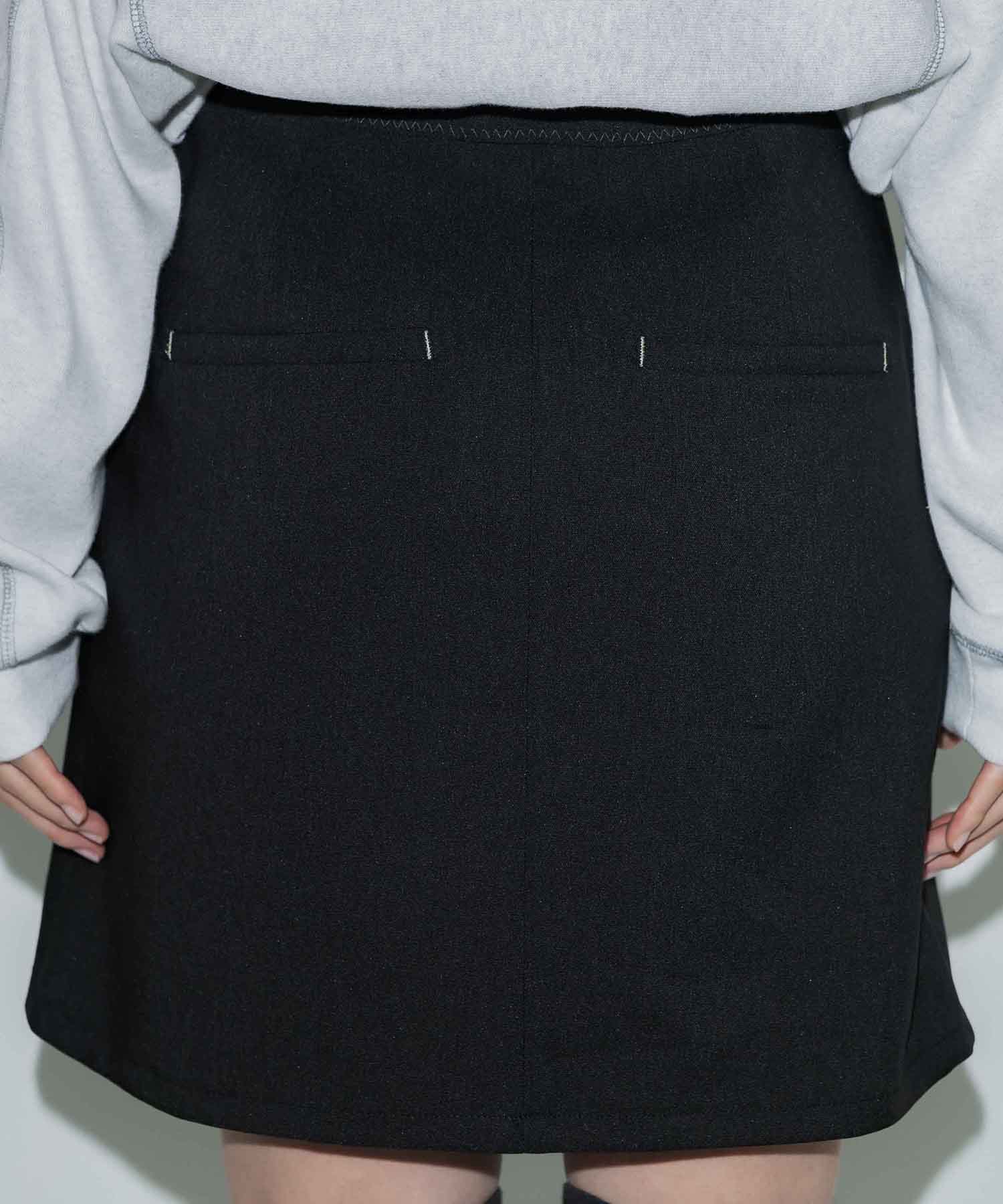 【完売間近】ステッチワークミニスカート