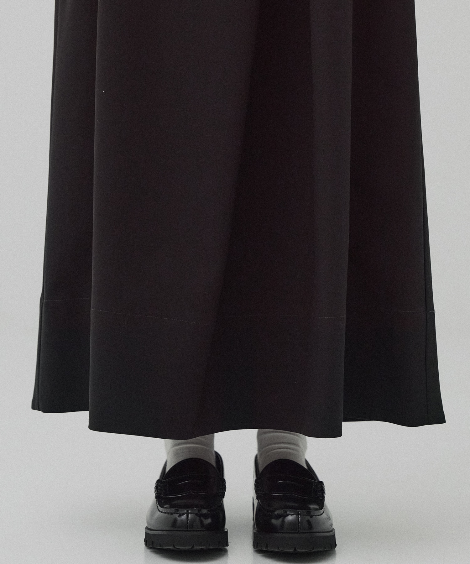 【残り僅か】ラップフレアスカート