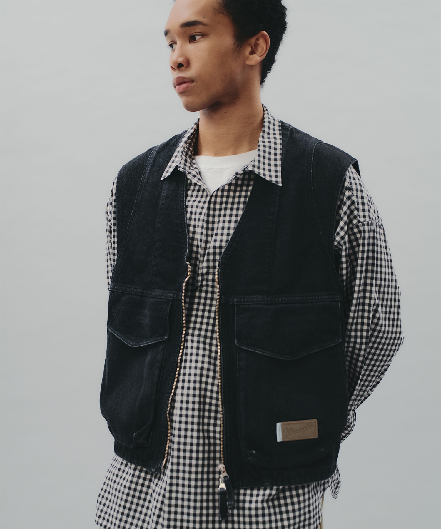 ×Wrangler ROPELOGO JEAN VEST
