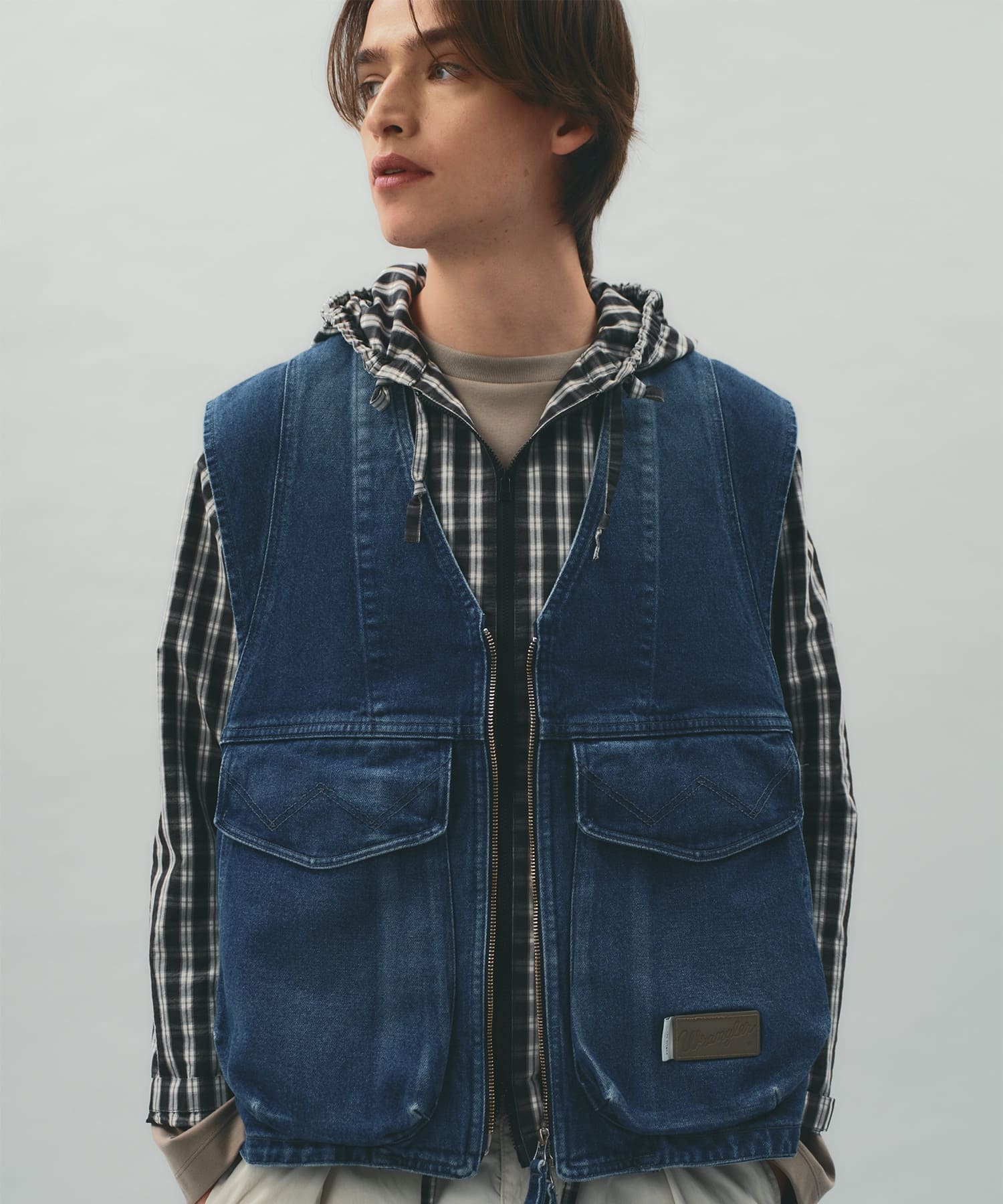 ×Wrangler ROPELOGO JEAN VEST