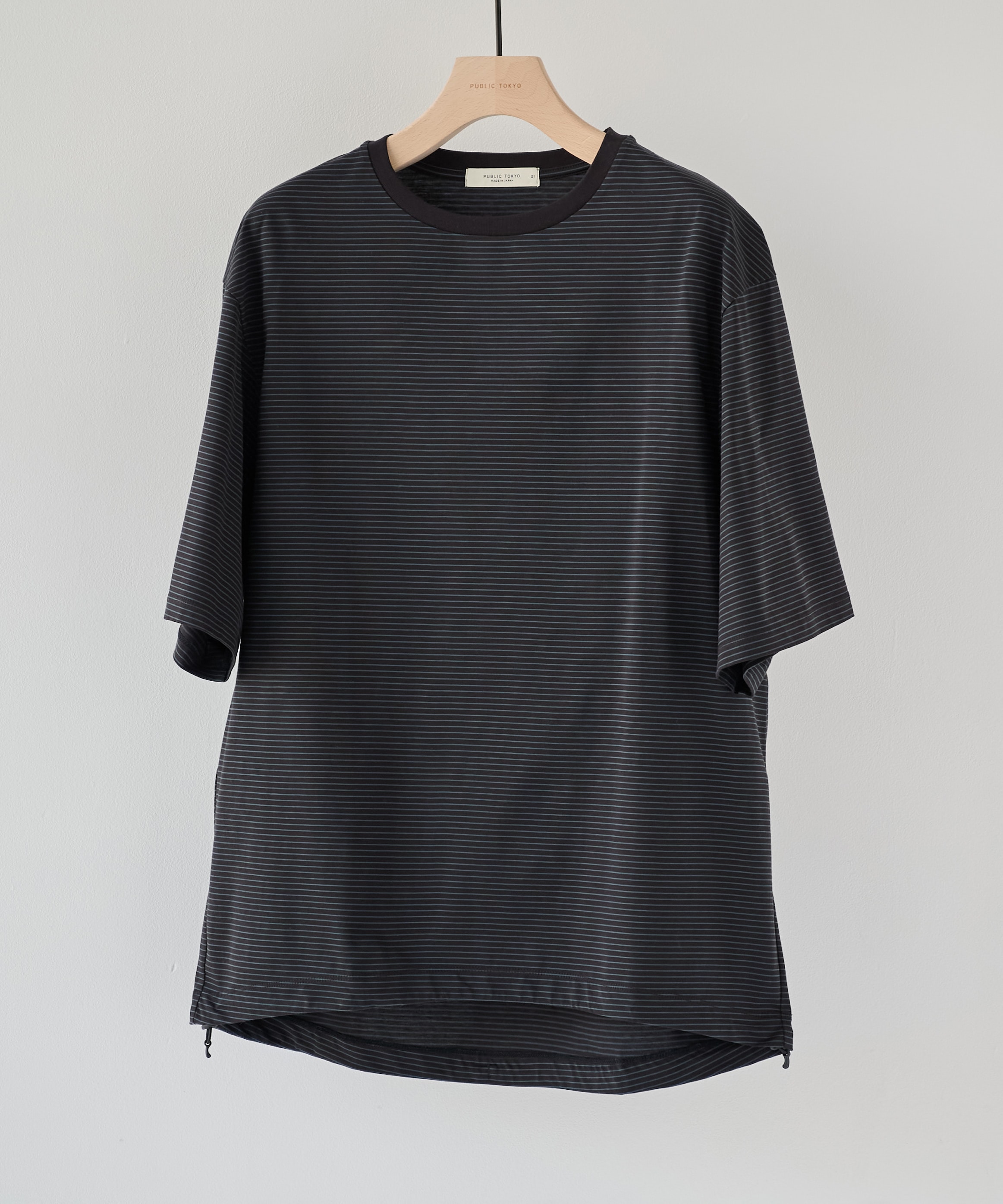 ビューティーコットンコードボーダーTEE