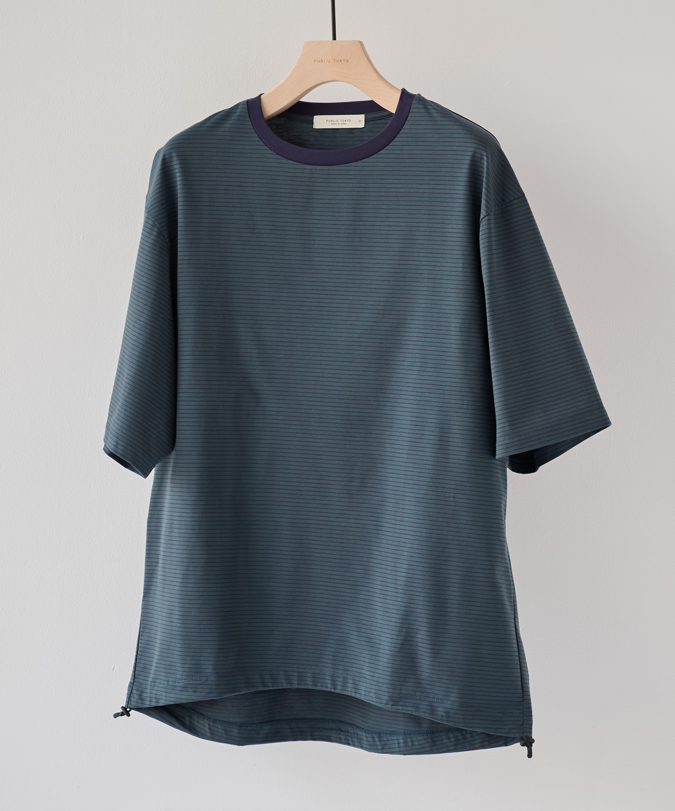 ビューティーコットンコードボーダーTEE